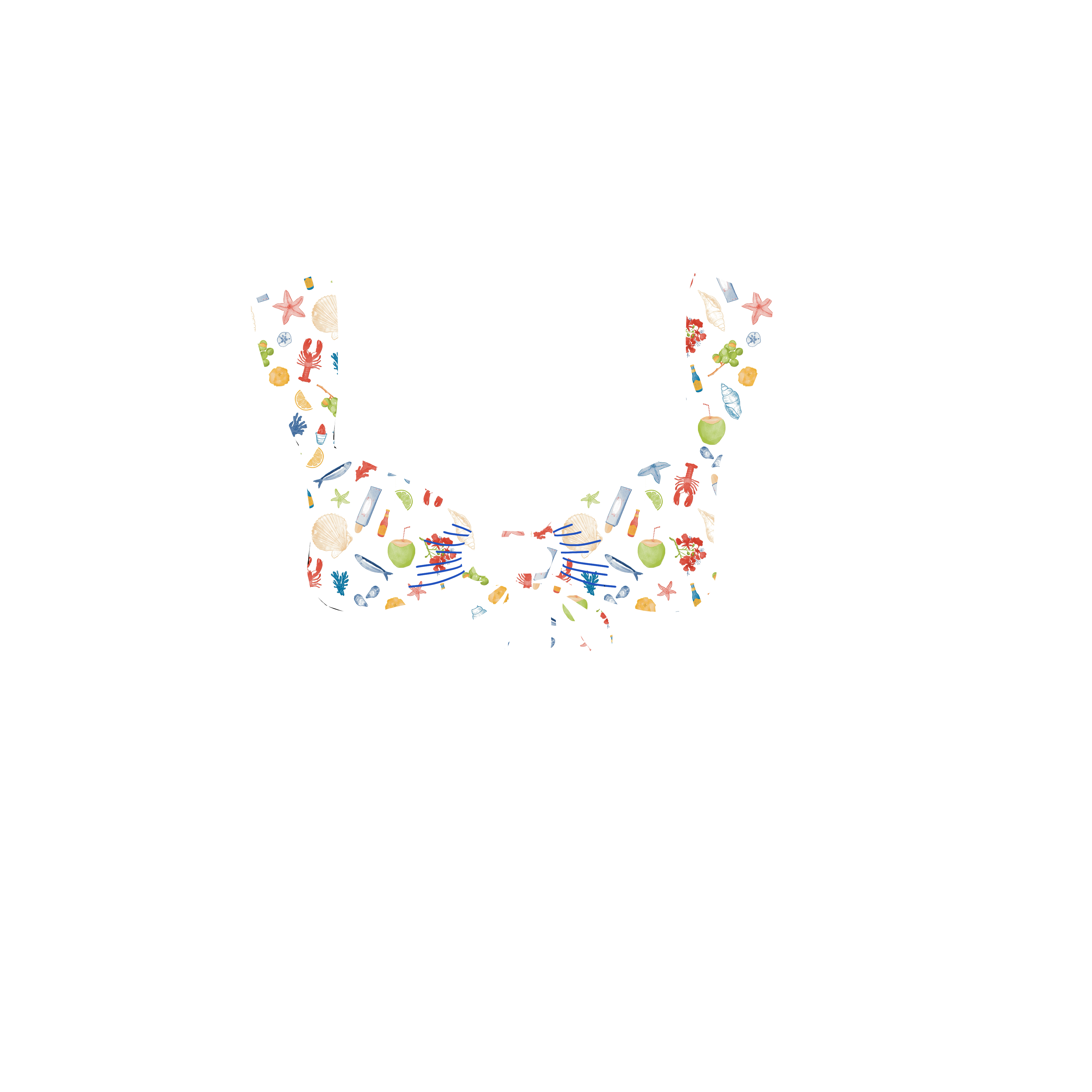 Chela Top - Puerto Rico Print
