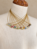 Palm Necklace | Vintage Swarovski Crystals