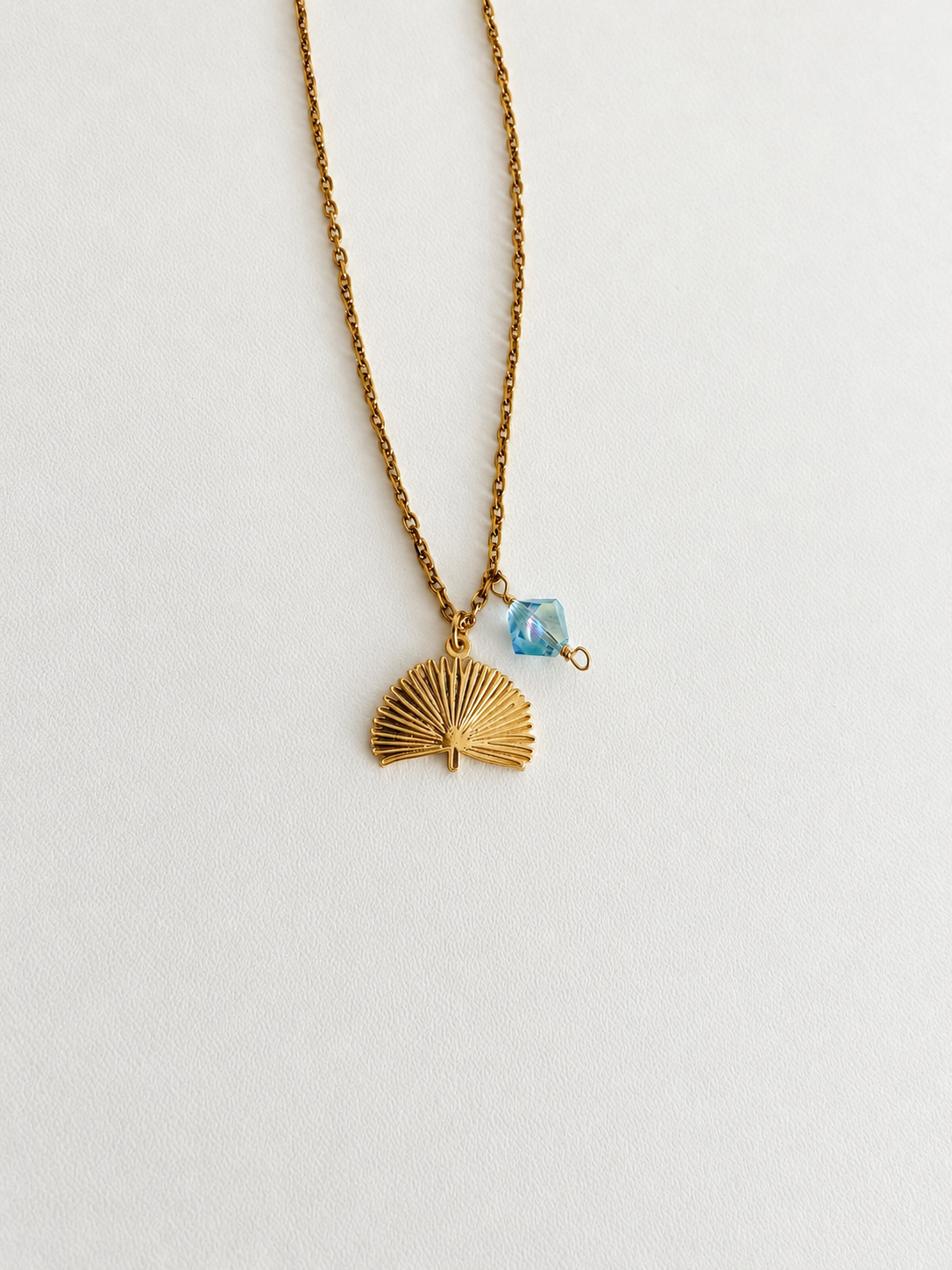 Palm Necklace | Vintage Swarovski Crystals