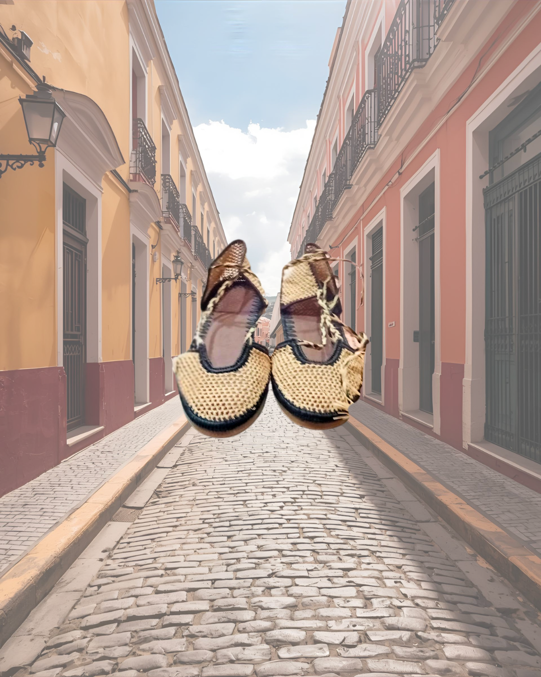PRE-ORDER Atlas Black & Natural Sandals