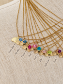 Palm Necklace | Vintage Swarovski Crystals