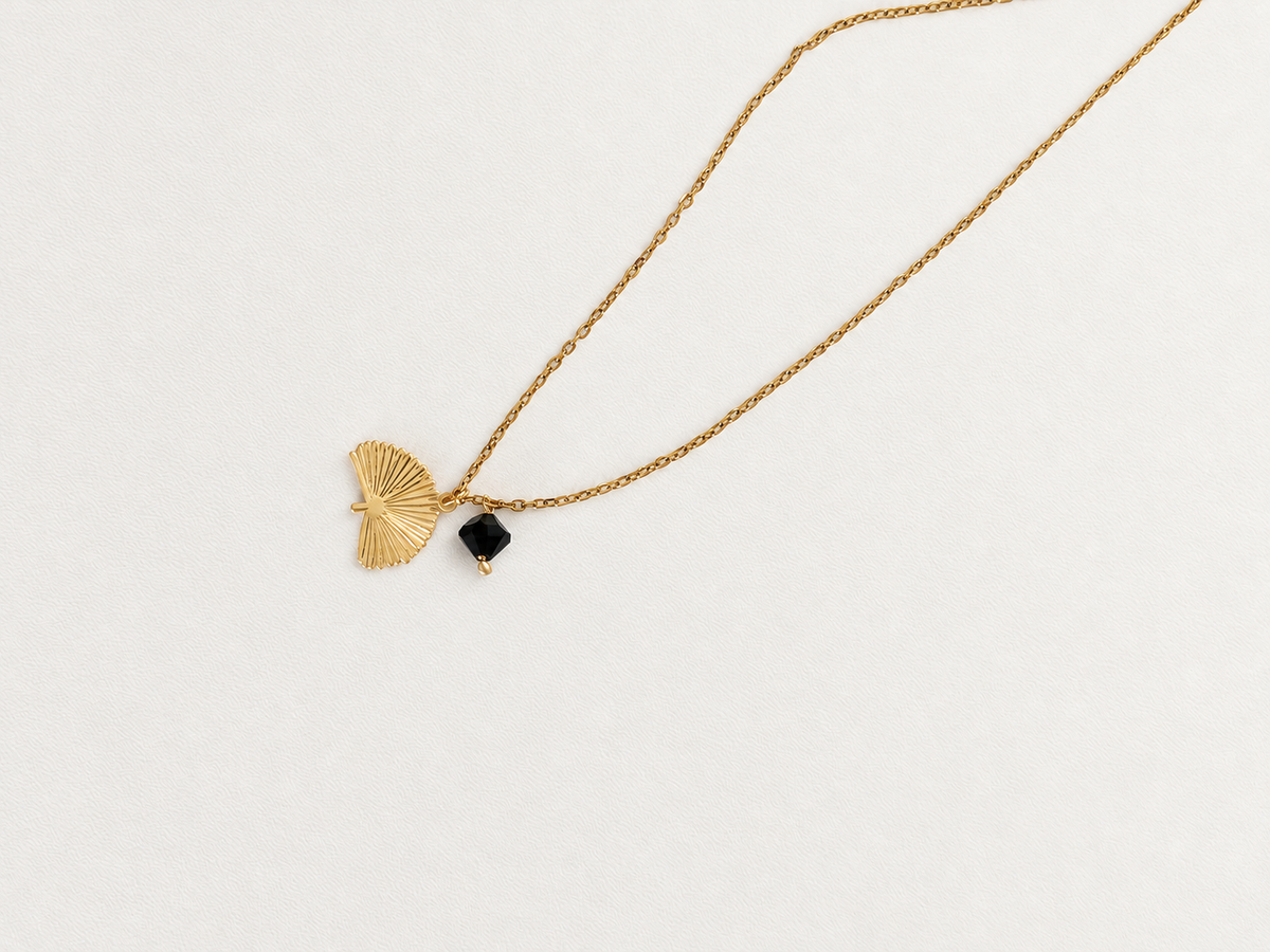 Palm Necklace | Vintage Swarovski Crystals
