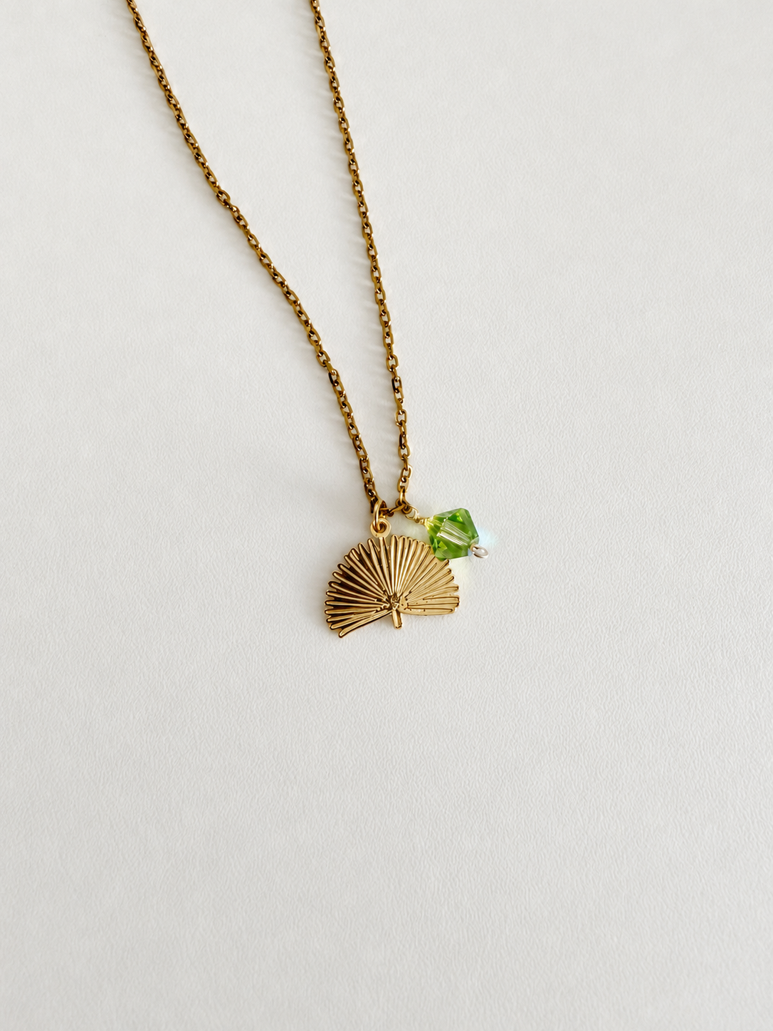 Palm Necklace | Vintage Swarovski Crystals