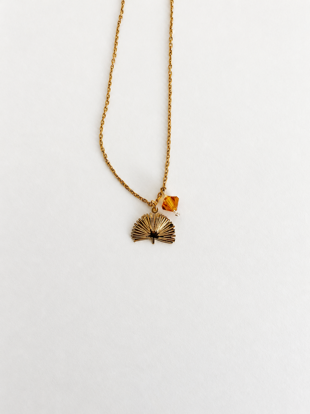 Palm Necklace | Vintage Swarovski Crystals