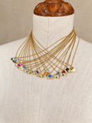 Palm Necklace | Vintage Swarovski Crystals