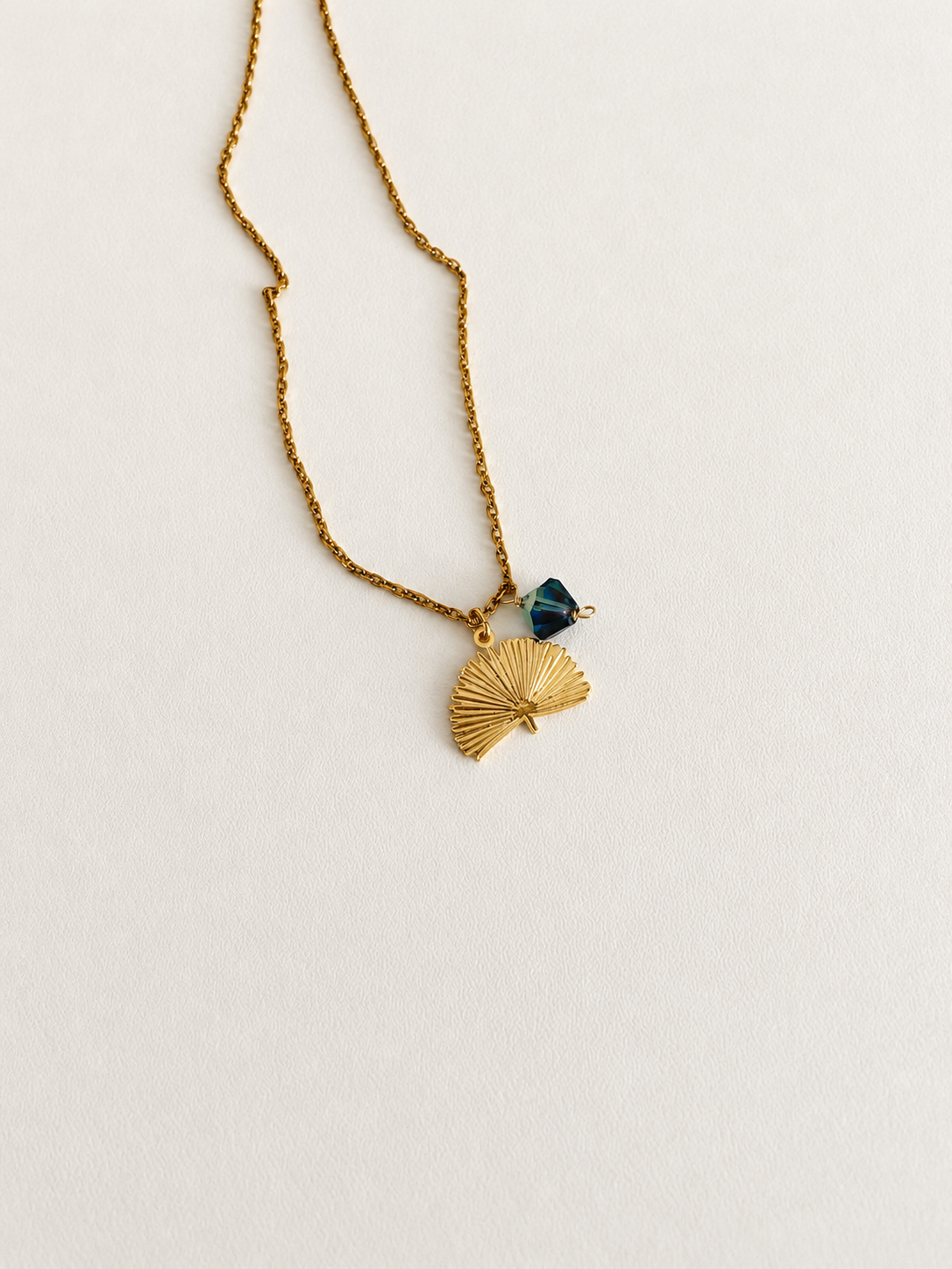 Palm Necklace | Vintage Swarovski Crystals